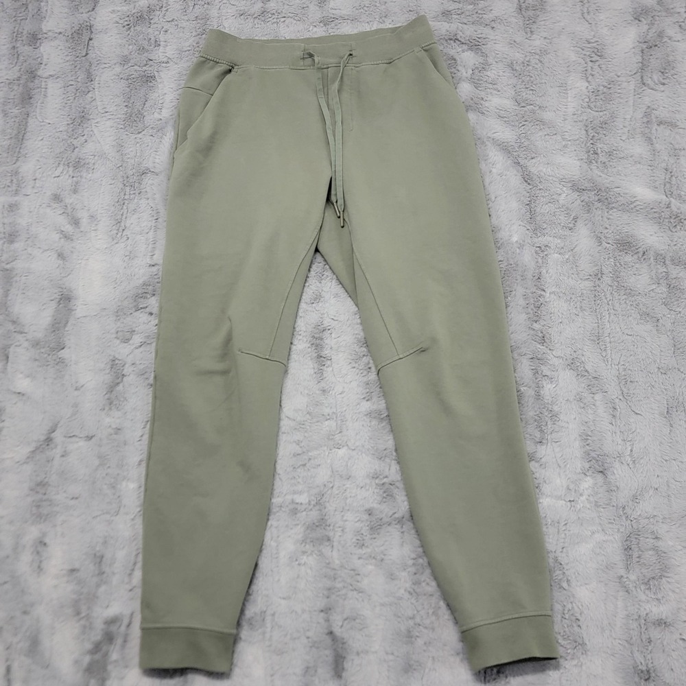 Lululemon Pants Mens M (Fits Small) Green Taper French Terry City Sweat‎ Jogger